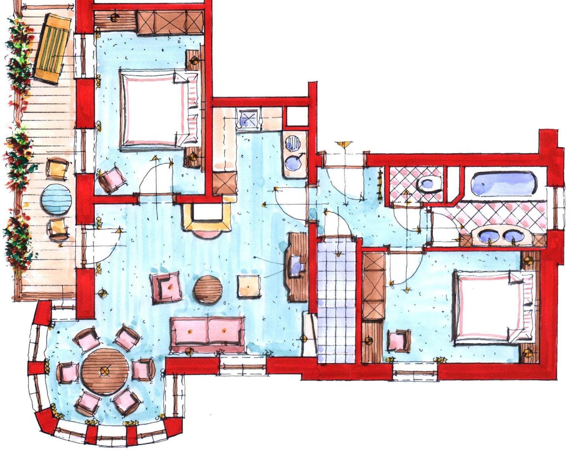 Chalet Zauberfloete Radstadt Pokoj fotografie